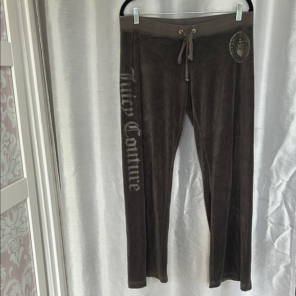Juicy Couture Pants - Vintage Y2k Juicy Couture Grey Velour Track Pants